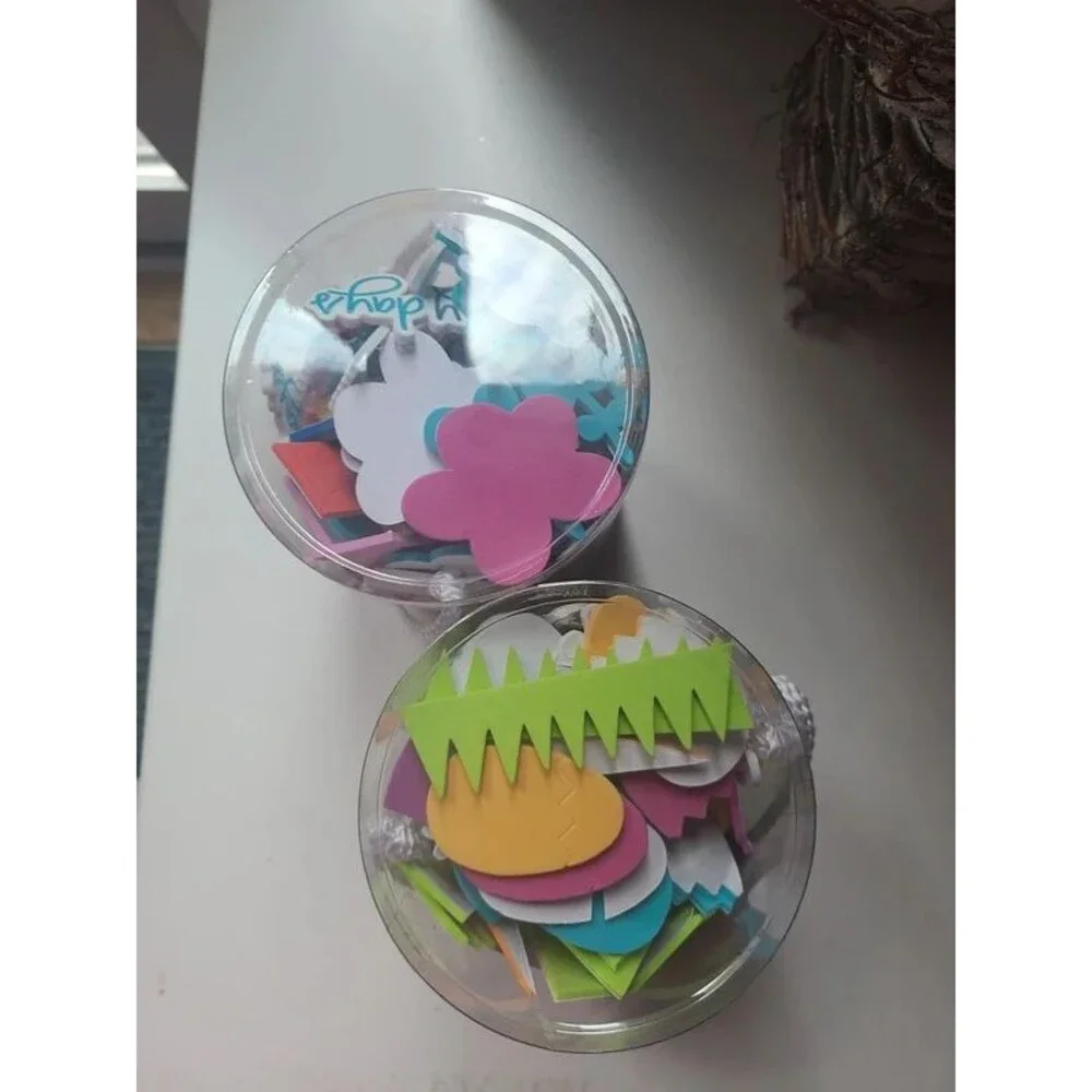 New Spritz sticker craft bucket Set of 2